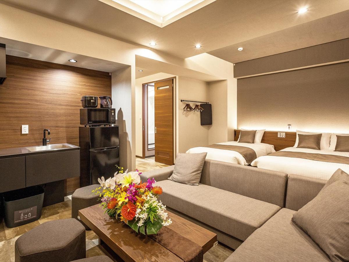 Apartemen studio 20 m² dengan 1 kamar mandi pribadi di Naha Bagian luar foto