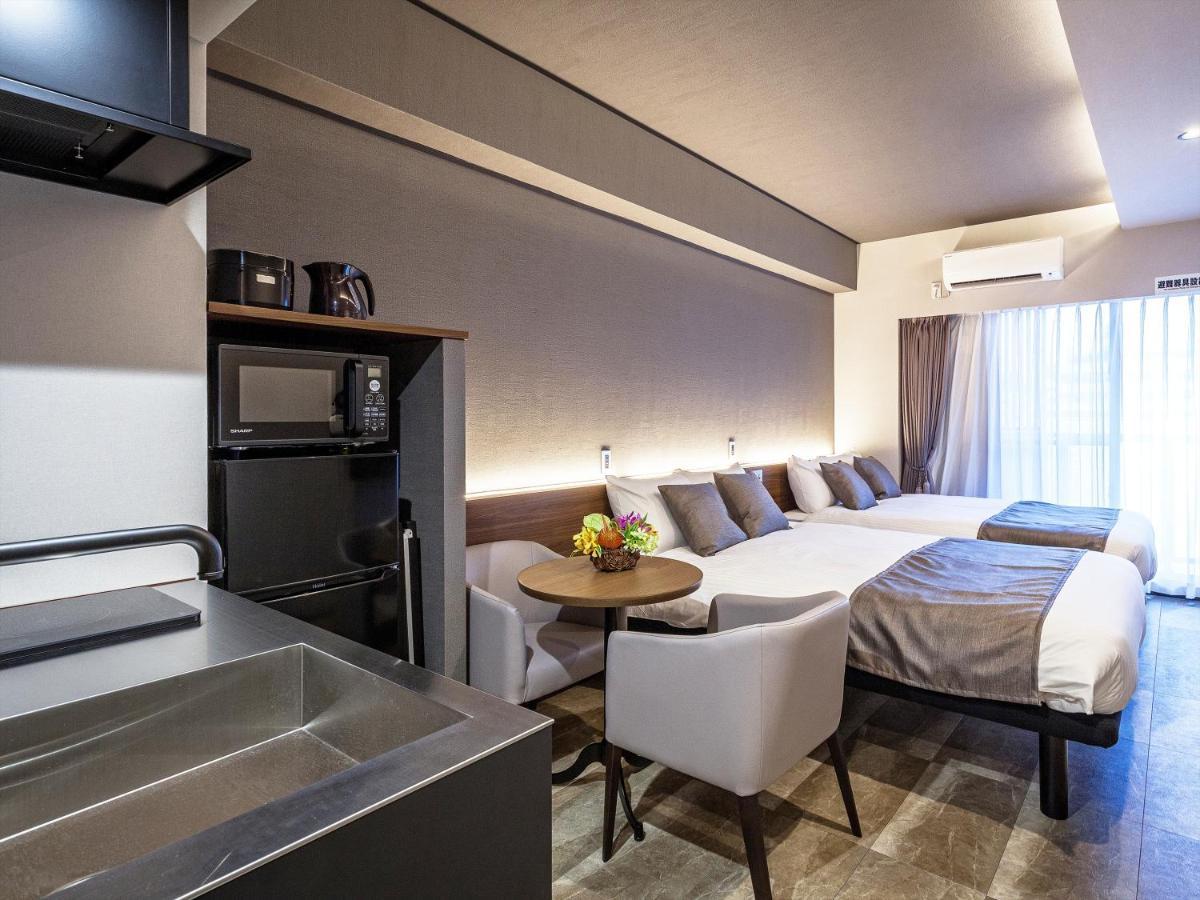 Apartemen studio 20 m² dengan 1 kamar mandi pribadi di Naha Bagian luar foto